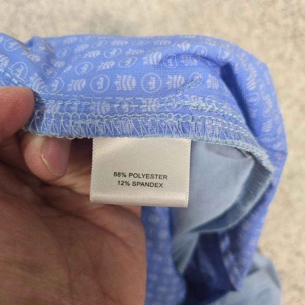 Peter Millar Shackelford Performance crown sport Shorts Mens 35 Blue Golf